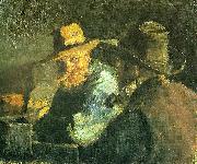 Michael Ancher, fiskerne soren thy og thomas svendsen